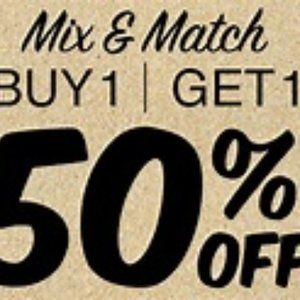 BOGO 50% off 2nd listing